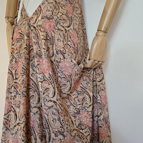 Lara Ethnics Long Backless Multistyle Paisley Dress - Picture 13 of 16